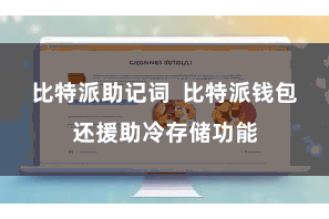 比特派助记词  比特派钱包还援助冷存储功能